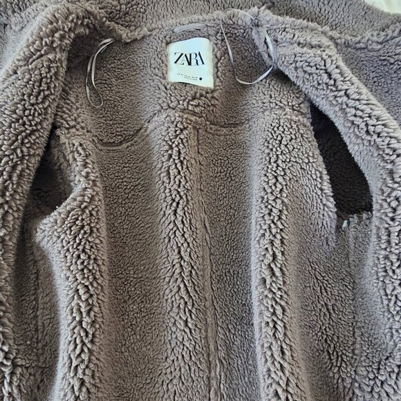 Zara Double Faced Jacket in Size M Gray - Picture 6 of 6
